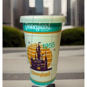 Vintage Walt Disney World Resort Magic Kingdom “1971”Ceramic Travel Mug-HTF Rare